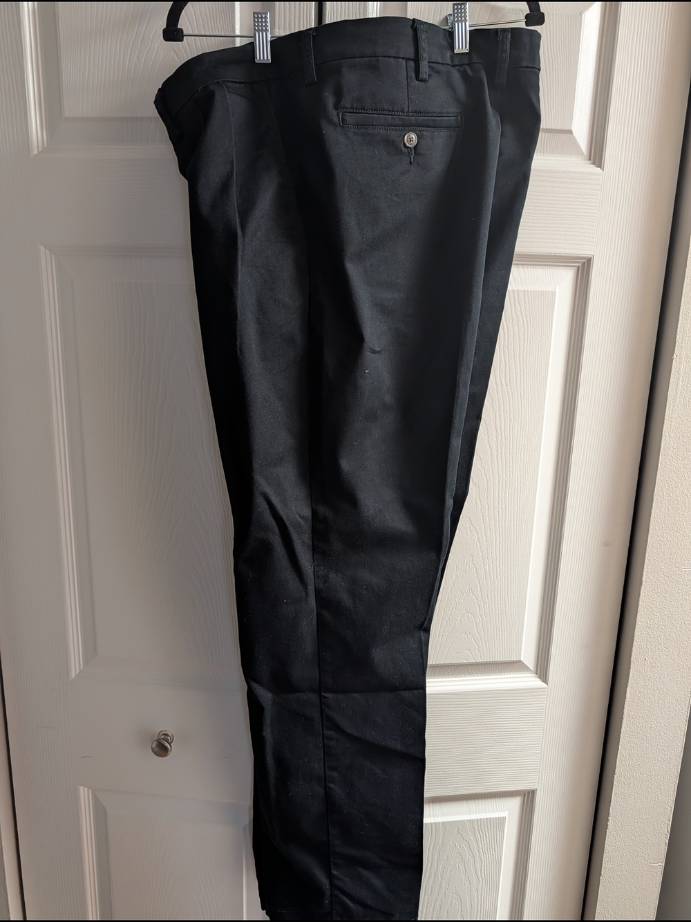 St. John's Bay Black Men's Dress Pants - Straight Leg